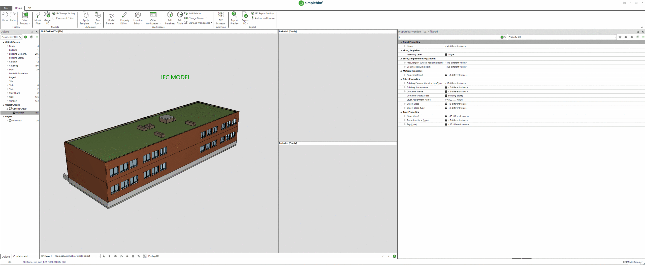 excel bim